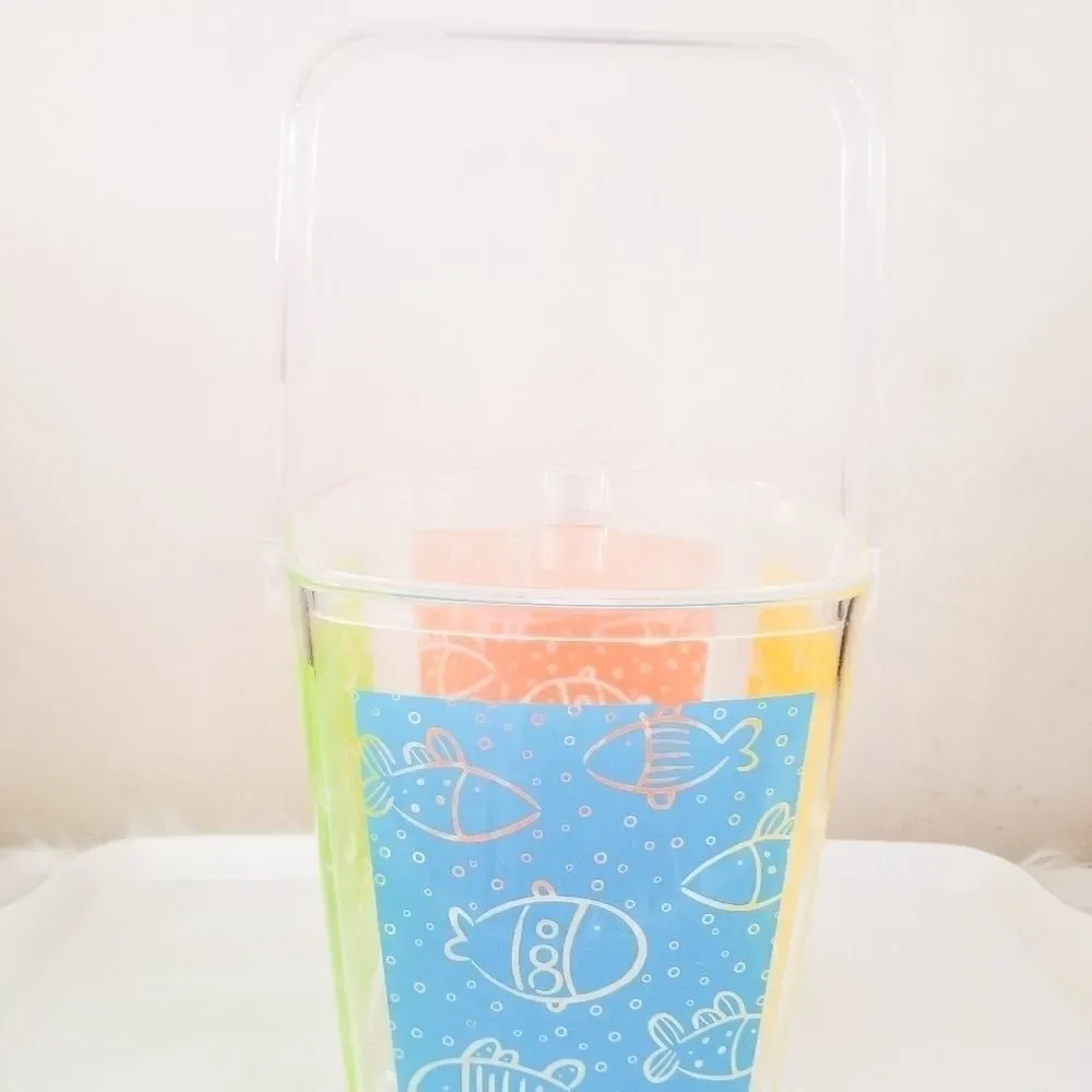 Acrylic vintage icebucket fish theme
